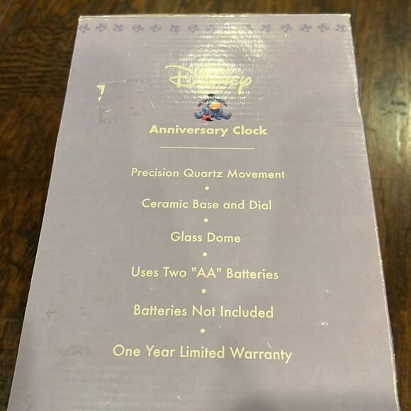 Vintage NEW IN open BOX DISNEY ANNIVERSARY CLOCK/EEYORE! Collectible - Picture 8 of 8